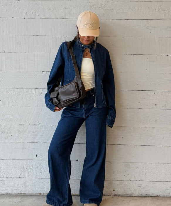 ROXY x NANAHA DENIM JACKET スタンドカラー デニムジャケット 【2026
