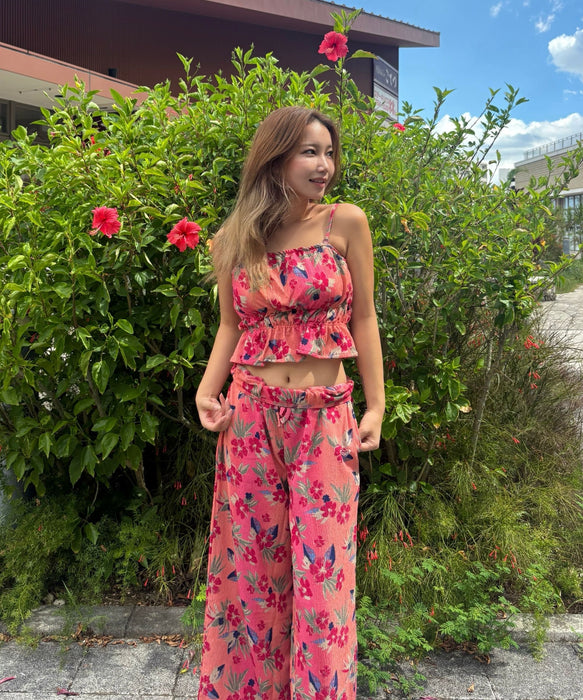 ROXY HIBISCUS TIDE PANTS ラッシュガード パンツ /UVカット/EASY DRY 【2026年夏モデル】