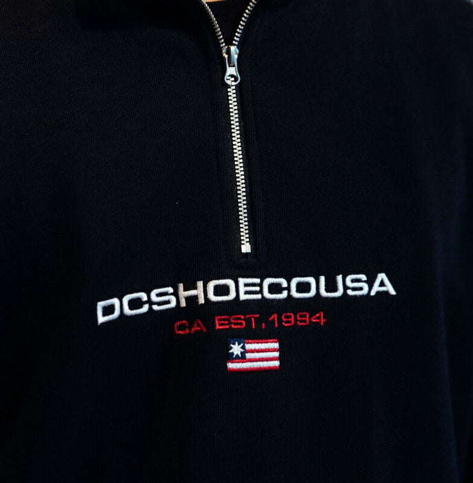 【BUY 2 20%OFF】【OUTLET】DC Shoes 23 ARCH LOGO HALF ZIP ハーフジップ メンズ