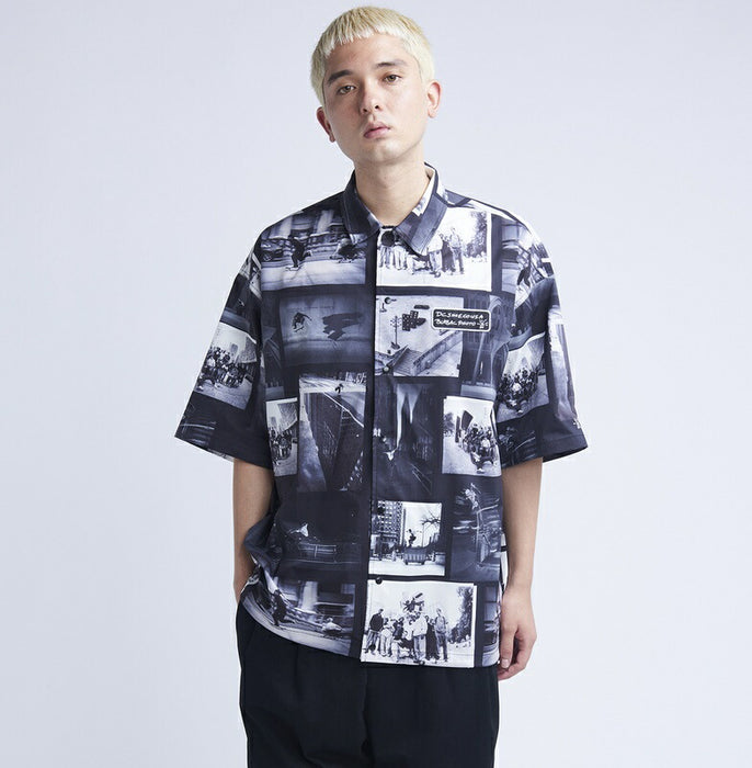 【BUY 2 20%OFF】【OUTLET】DC Shoes 23 BKL BLABACPHOTO SHIRT SS ALLOVER MONO シャツ メンズ