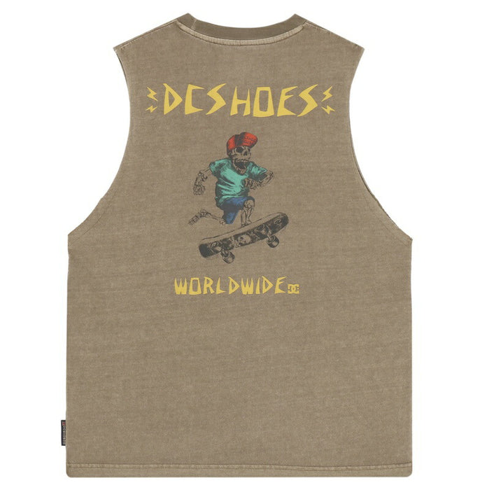 DC Shoes 24 SKATE SKULL SLEEVELESS メンズ