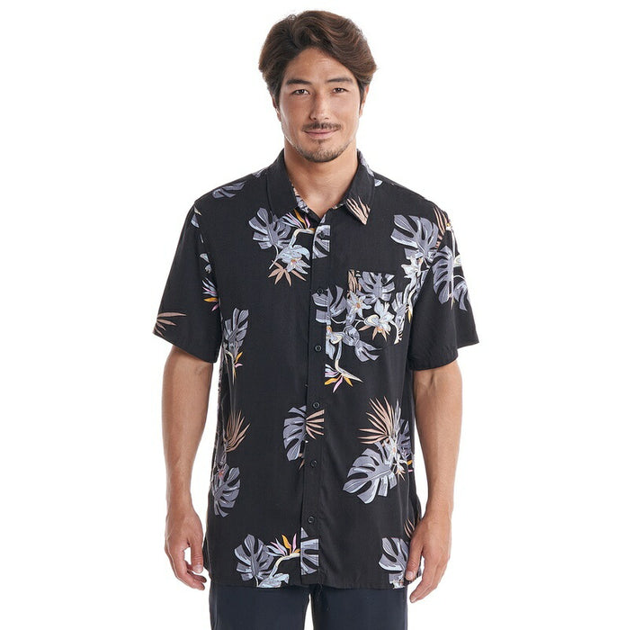 【OUTLET】Quiksilver THE FLORAL SS シャツ メンズ