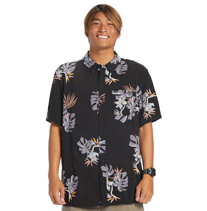 【OUTLET】Quiksilver THE FLORAL SS シャツ メンズ