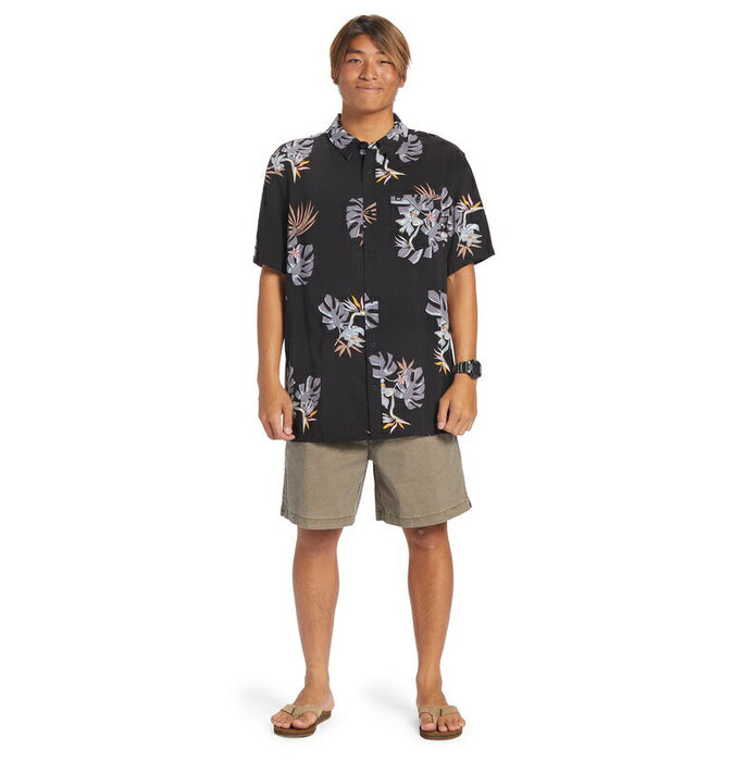 【OUTLET】Quiksilver THE FLORAL SS シャツ メンズ