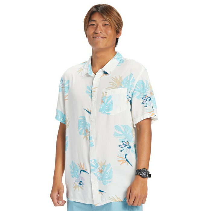 【OUTLET】Quiksilver THE FLORAL SS シャツ メンズ