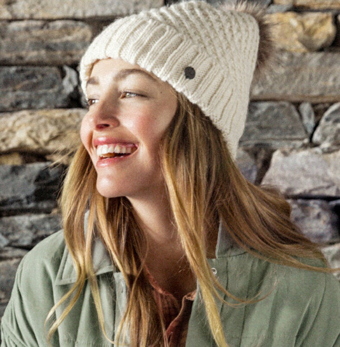 【BUY 2 20%OFF】【OUTLET】Roxy フリースライナー付き ビーニー HYDROSMART BLIZZARD BEANIE