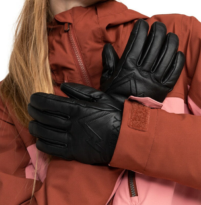 【OUTLET】Roxy グローブ EASTSTORM LEATHER GLOVES