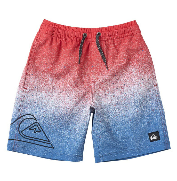 【OUTLET】QUIKSILVER ユース NEW WAVE VOLLEY YOUT ジャムボードショーツ 4WAYストレッチ 16インチ インナーショーツ付き (ウエストゴムタイプ)