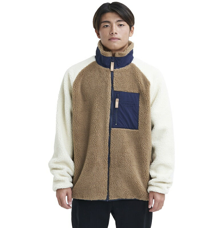 【OUTLET】Quiksilver BOA FLEECE STAND BLOUSON ボアフリースジャケット メンズ