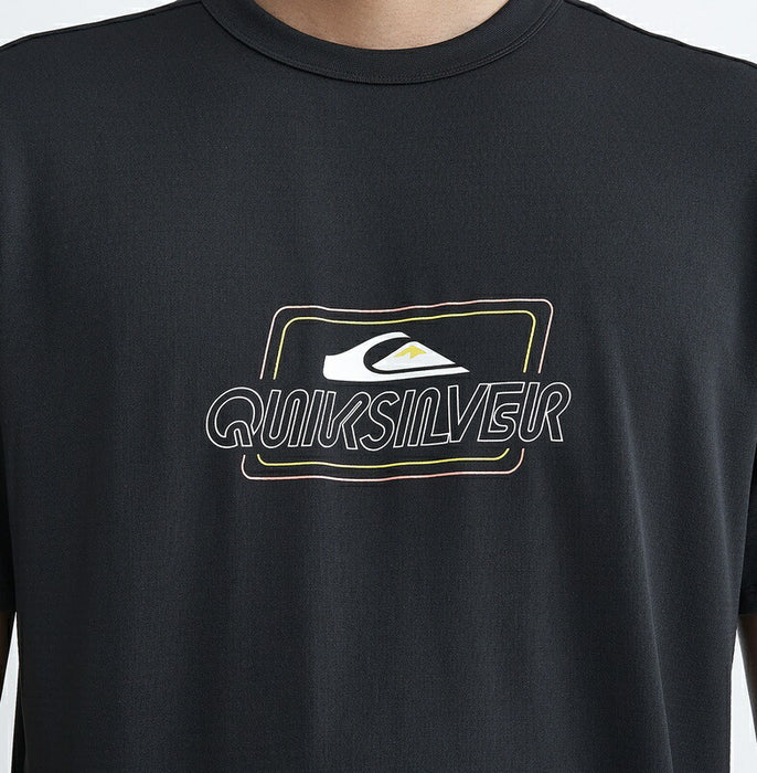 【OUTLET】Quiksilver LINE BY LINE ACTION SS ラッシュガード メンズ サーフTシャツ