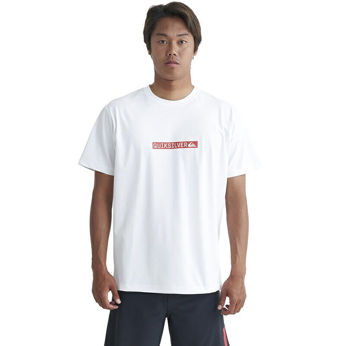 【OUTLET】Quiksilver CLICKER LOGO DNA SS ラッシュガード メンズ