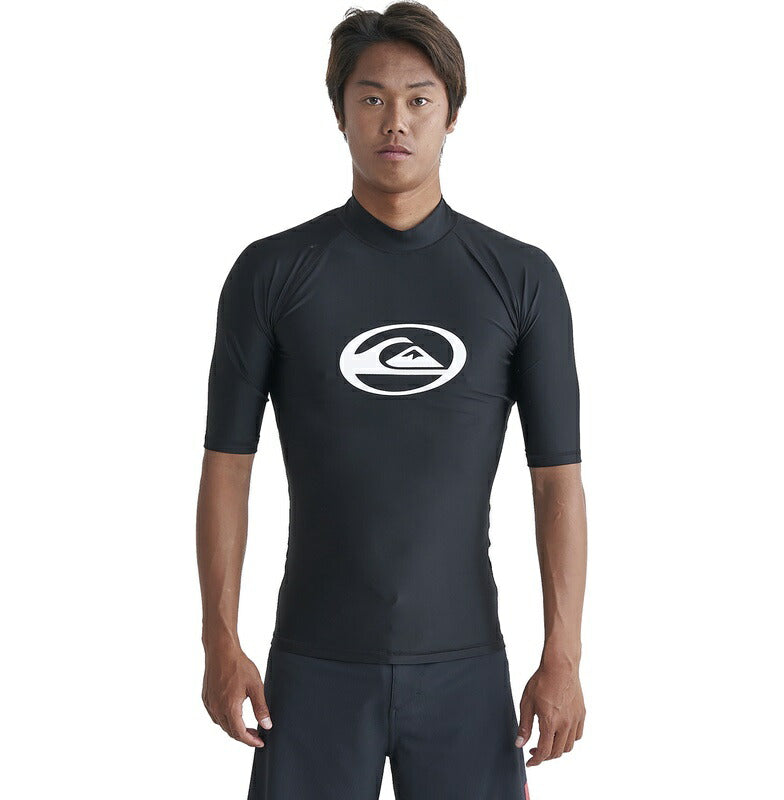 OUTLET】QUIKSILVER メンズ SATURN SR 半袖ラッシュガード 速乾 UV CUT