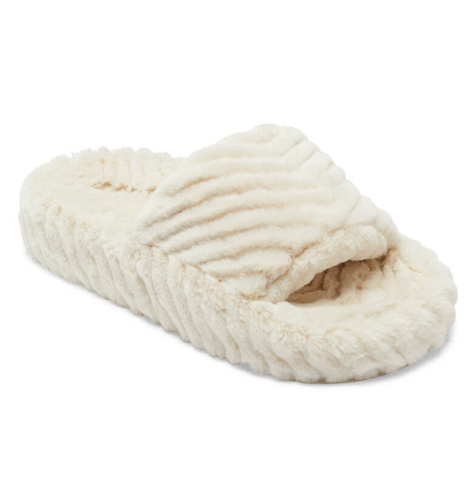 【BUY 2 20%OFF】【OUTLET】Roxy SLIPPY COZY エコファー スライドサンダル