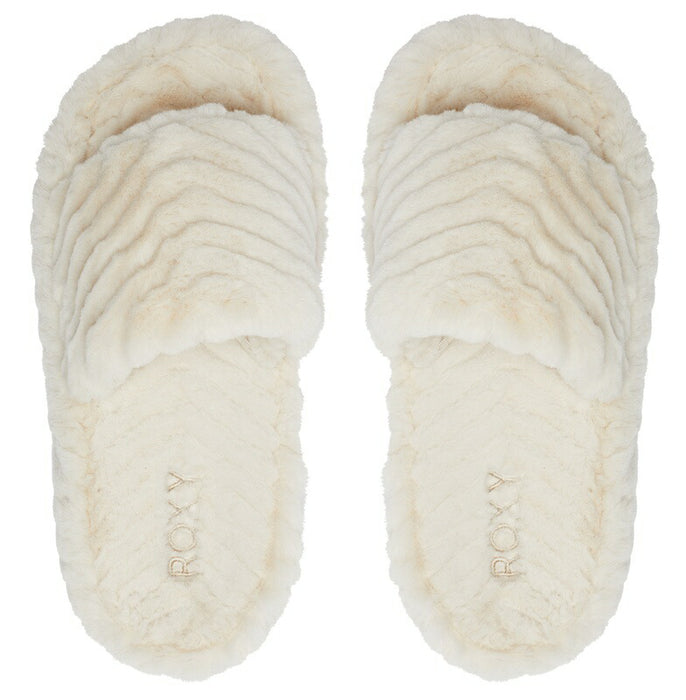 【BUY 2 20%OFF】【OUTLET】Roxy SLIPPY COZY エコファー スライドサンダル