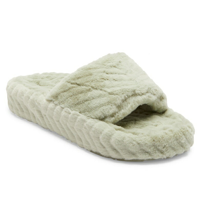 【BUY 2 20%OFF】【OUTLET】Roxy SLIPPY COZY エコファー スライドサンダル