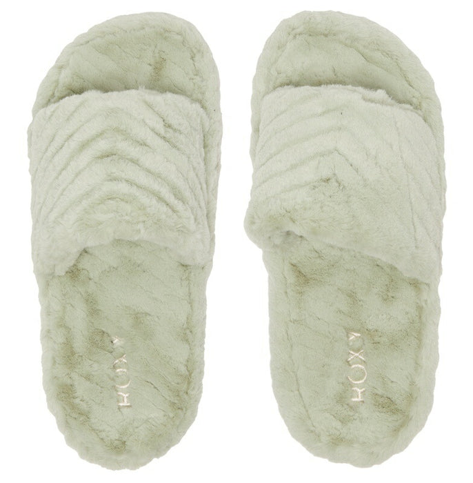 【BUY 2 20%OFF】【OUTLET】Roxy SLIPPY COZY エコファー スライドサンダル