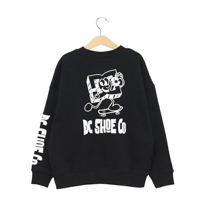 【BUY 2 20%OFF】【OUTLET】DC Shoes 23 KD PLAYTIME CREW PULLOVER キッズ スウェット プルオーバー