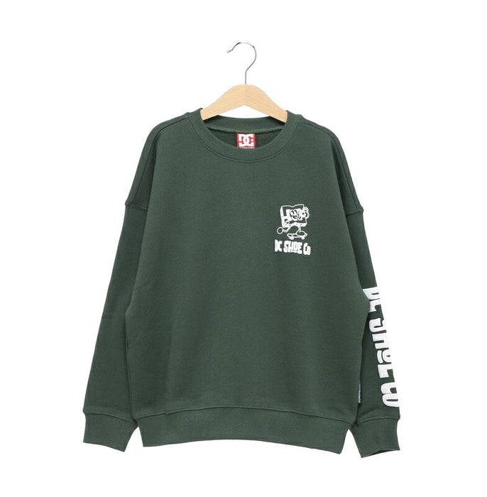 【BUY 2 20%OFF】【OUTLET】DC Shoes 23 KD PLAYTIME CREW PULLOVER キッズ スウェット プルオーバー