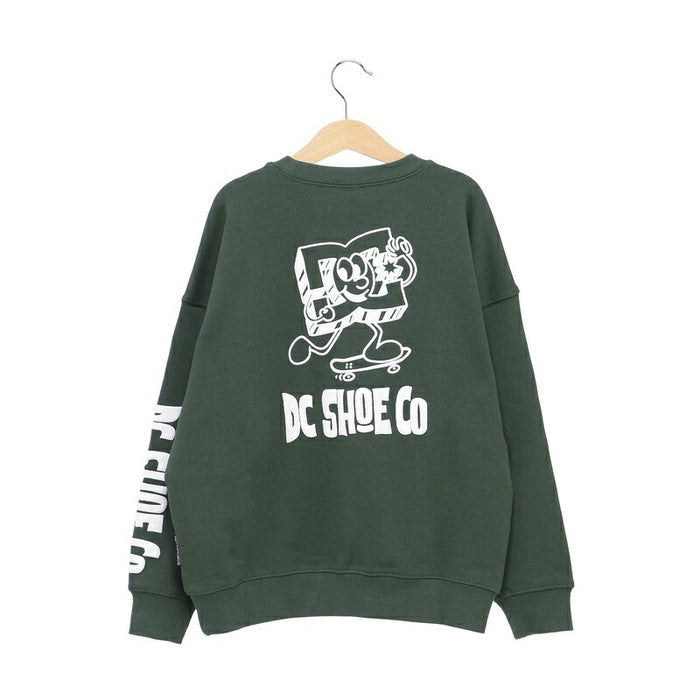 【BUY 2 20%OFF】【OUTLET】DC Shoes 23 KD PLAYTIME CREW PULLOVER キッズ スウェット プルオーバー