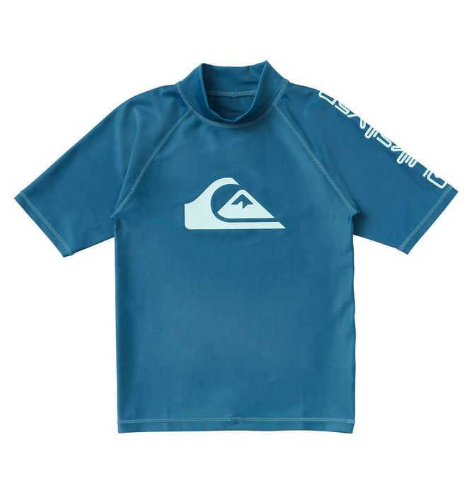 【OUTLET】Quiksilver ALL TIME SR YOUTH キッズ ラッシュガード