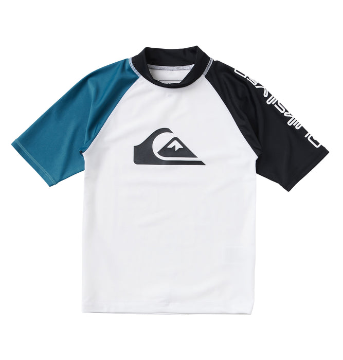 【OUTLET】Quiksilver ALL TIME SR YOUTH キッズ ラッシュガード