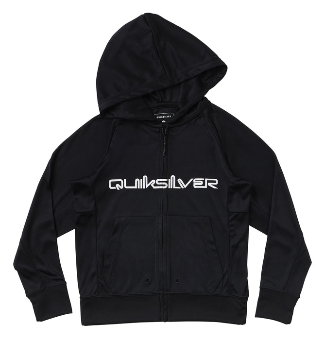 【OUTLET】Quiksilver FRONT OMNI ZIP HOODIE YOUTH キッズ ラッシュガード ジップフーディ パーカ