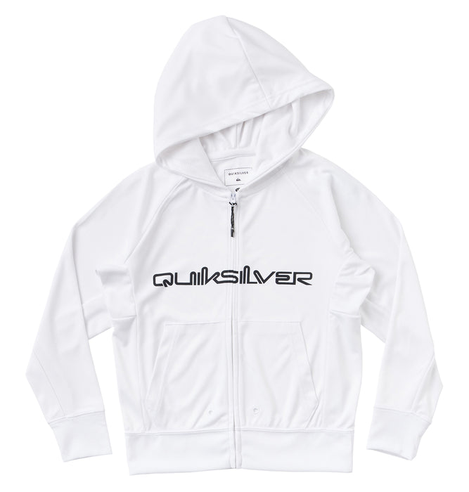 【OUTLET】Quiksilver FRONT OMNI ZIP HOODIE YOUTH キッズ ラッシュガード ジップフーディ パーカ