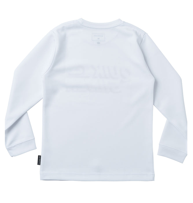 【OUTLET】QUIKSILVER ユース SHADOW KNOCK LS YOUT長袖ラッシュガード UV CUT UPF50+ レギュラーフィット
