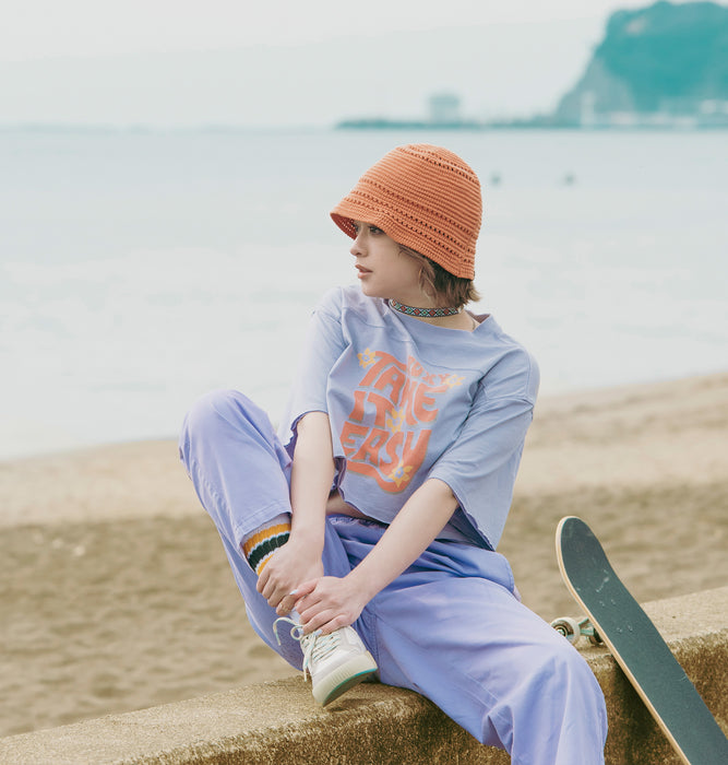 【OUTLET】TAKE IT EASY クロップド Tシャツ