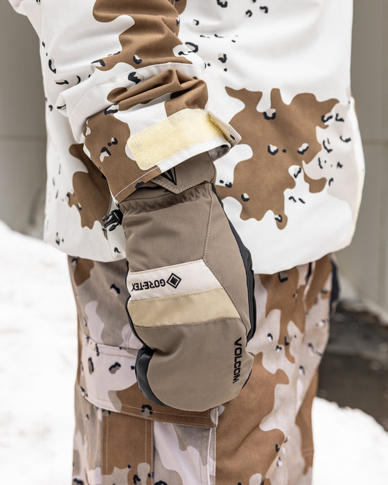VOLCOM メンズ STAY DRY GORE-TEX MITT スノーグローブ
