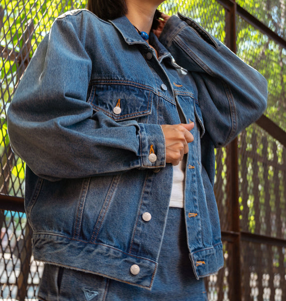 OUTLET】Roxy LIVED IN DENIM JKT ウィメンズ デニムジャケット*