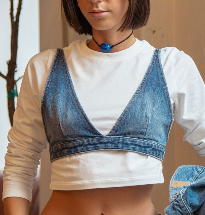 【OUTLET】Roxy LIVED IN DENIM ウィメンズ ビスチェ