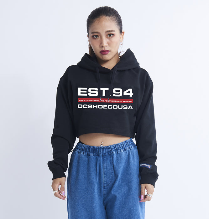 【BUY 2 20%OFF】【OUTLET】DC Shoes 23 WS EST94 CROPPED PH ウィメンズ フーディ パーカー