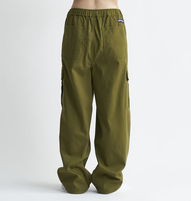 DC Shoes 24 WS SUPER WIDE BUGGY CARGO PANT ウィメンズ カーゴパンツ