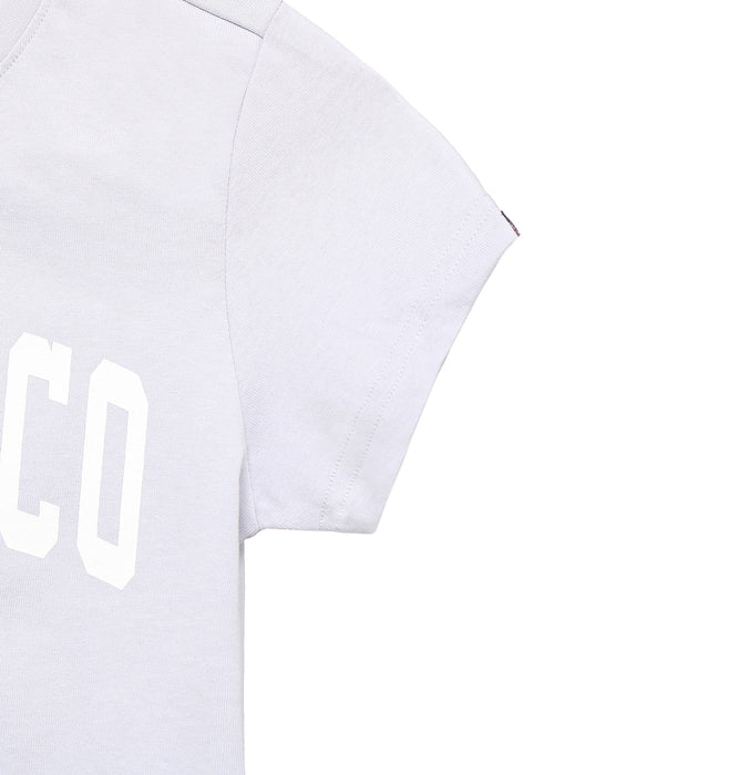 【BUY 2 20%OFF】【OUTLET】DC Shoes 23 WS ARCH LOGO CROPPED SS ウィメンズ Tシャツ