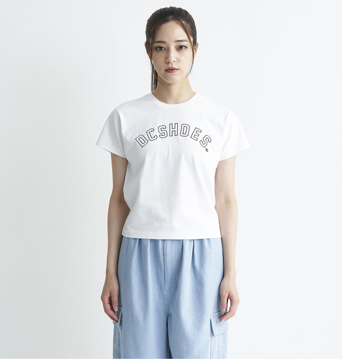 DC Shoes 24 WS ARCH SS ウィメンズ Tシャツ