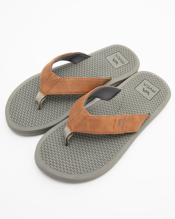 【OUTLET】RVCA メンズ SANDBAR SANDAL サンダル 【2024年春夏モデル】