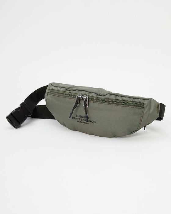 【OUTLET】ELEMENT メンズ JOCK HIP SACK ボディーバッグ FBK 【2024年秋冬モデル】
