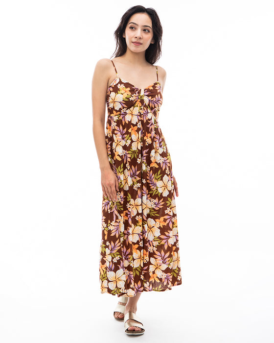 【OUTLET】BILLABONG レディース DAYBREAK MIDI ドレス 【2024年夏モデル】