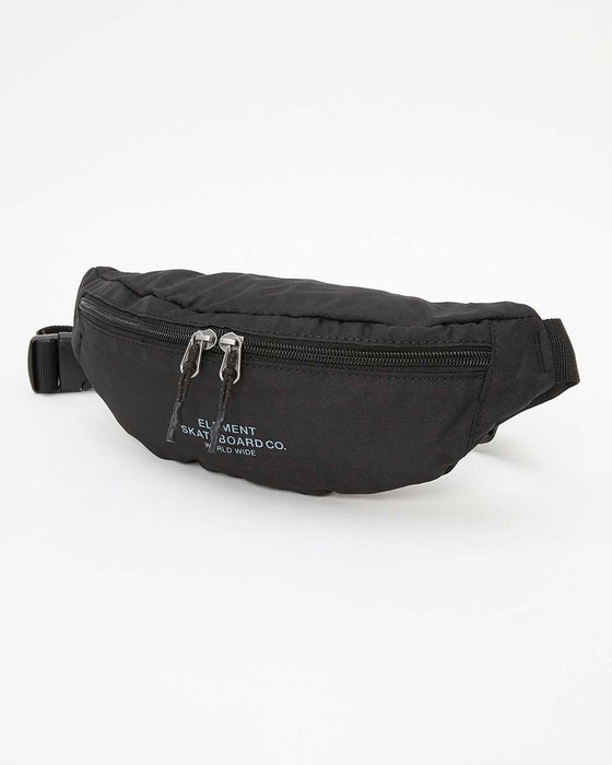【OUTLET】ELEMENT メンズ JOCK HIP SACK ボディーバッグ FBK 【2024年秋冬モデル】
