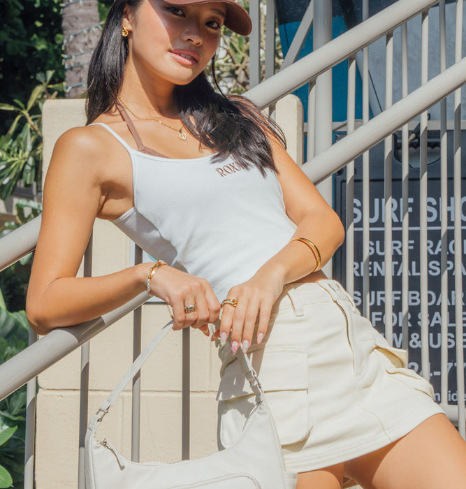 【OUTLET】Roxy ROXY×NANAHA CAMI ウィメンズ レイヤードキャミソール <2025 ROXY CRUISERS x Nanaha>*