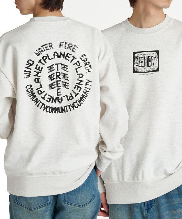 ELEMENT メンズ W KNIT DIGIT CREW トレーナー 【2026年秋冬モデル】