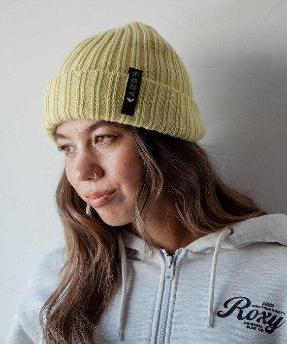 ROXY FREE SHORE BEANIE ネームタグニットキャップ ワッチ 【2026年秋冬モデル】
