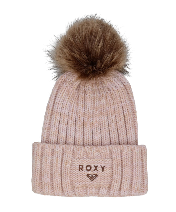 ROXY CALM SEA BEANIE ファーポンポン ニットビーニー【2026年秋冬モデル】