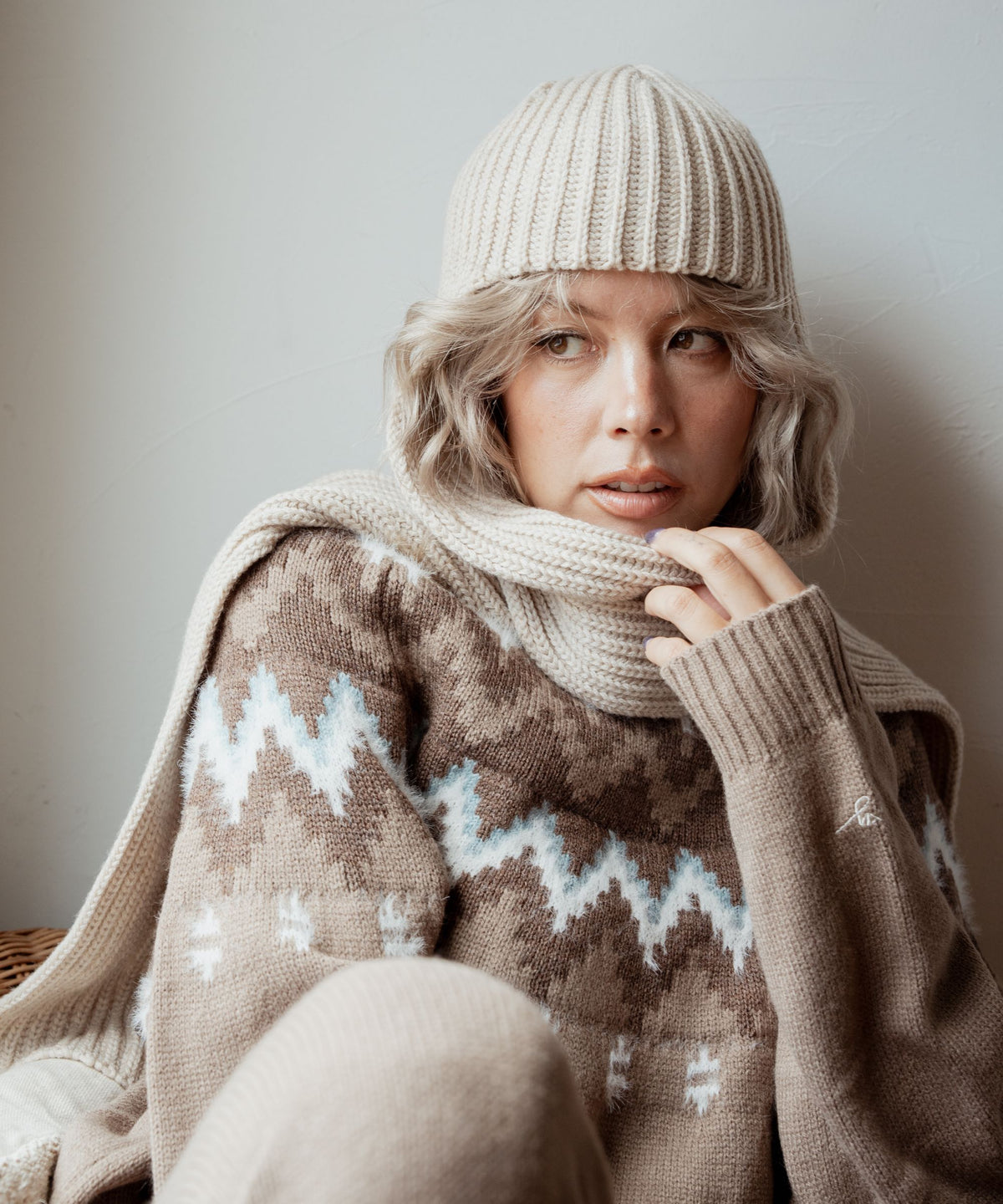 ROXY SILVER GARDEN BEANIE マフラーニットキャップ ビーニー 【2026年
