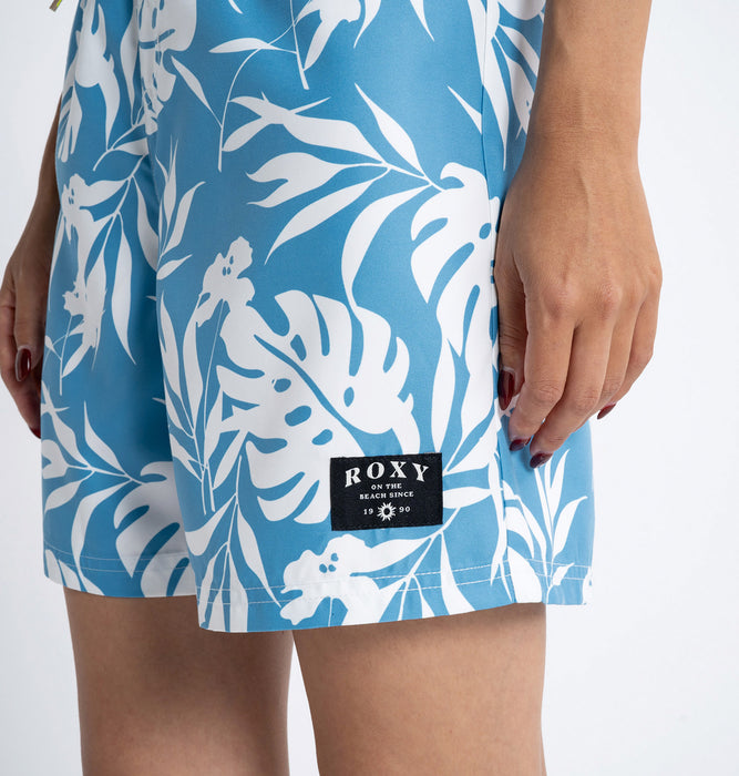 【OUTLET】Roxy LUNCH CALM PRINT ミドル丈 ボードショーツ