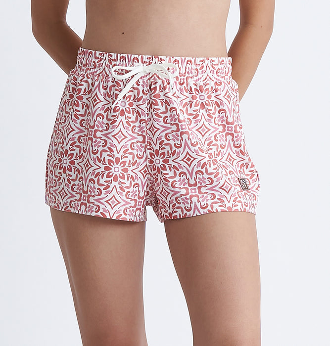 【OUTLET】Roxy FRESCO TILE BS ウィメンズ ボードショーツ メキシカンタイル柄