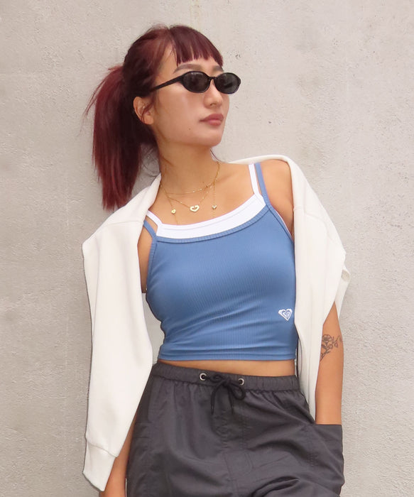 ROXY FITNESS SIDEWALK PO サーモコントロール スウェットトップス /速乾/UVカット 【2026年秋冬モデル】