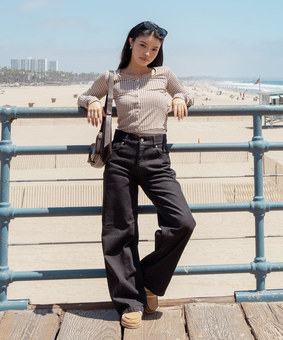 ROXY x NANAHA DENIM PANTS デニムパンツ 【2026年秋冬モデル】