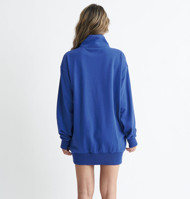 【OUTLET】Roxy ENDLESS SUNSHINE HALF ZIP DRESS ハーフジップ ワンピース